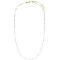 Lucardi Ketting 'Münze' goud / rosa