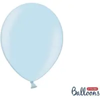Party Deco Metallic Ballonnen Lichtblauw (50st)