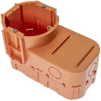 Medel Inbouwdoos voor elektronica, tunnelmodel, diameter 60, 80 mm