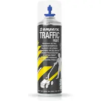 Ampere VERF VOOR WEGMARKERING. Bodemmarkeerspray. Verf voor wegomlijning, 500 ml, blauw, 12 stuks