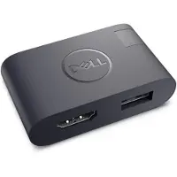 Dell DA20 - USB-C Multiport Adapter - 2-in-1 USB-C adapter - HDMI, en USB-A hub