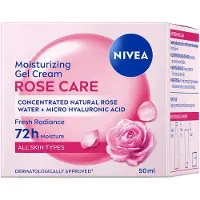 Nivea 1+1 Gratis: Hydraterende Gezichtsgel Rose Care 50 Ml