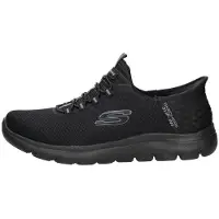 SKECHERS Slip-Ins wide fit heren sneakers zwart maat 48.5
