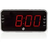 OEM DAB-wekkerradio, netstroom, zwart