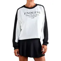 Endless Club Collection Full Zip Sweatshirt Wit L Vrouw