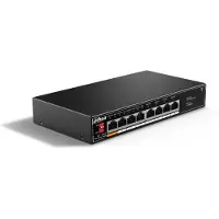 Dahua SF1008LP 8-poorts niet-beheerd desktop switch met 4-poorts PoE