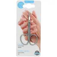 Vitry Nail Care Velletjesschaar Gebogen Inox Schaar Ref.10 1 St