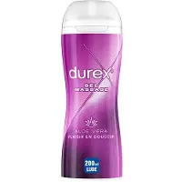 Durex Massage Olie en Glijmiddel Aloë Vera - 200 ml