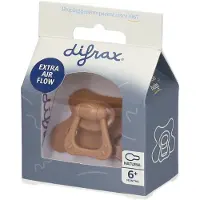 Difrax Fopspeen Natural Caramel 6 Maanden+ 1 St Speen