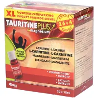 Credophar Tauritinepure Magnesium | Taurine – L-carnitine – Magnesium - Mangaan 30x15 ml Ampoules