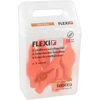 Flexi Ultra Fine Interdental Brush Orange 6 St Tandenborstel