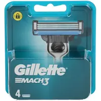 Gillette MACH3 Scheermesjes – 4 Scheermesjes – Passen op alle MACH3 Handvatten