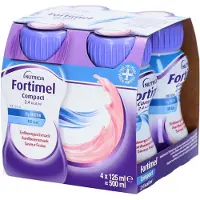 Fortimel Compact 2.4 kcal/ml Aardbeiensmaak | 4 x 125 ml