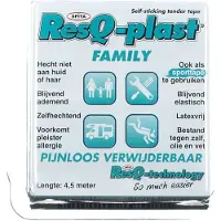 ResQ-plast Familie Turquoise 50 mm 1 St Pleister