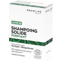 PDM to be maintained Granions Organic Gecertificeerde Vaste Shampoo - Zuiverend 80 g Shampoo