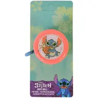 Disney Stitch Fietsbel - Roze / Koraal Blauw