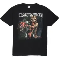 Iron Maiden The Book of Souls European Tour V.1 (Back Print) Black L Shirt