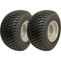 Wanda 18x8.50-8 Gazonmaaierswielen, 4 boutgaten, -band, 100 mm PCD, met E-keur, goedgekeurd voor gebruik op de openbare weg (set van 2)