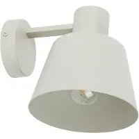 Sigma Wandlamp Dunka, dimbaar, crème / amber, Woon-/ Eetkamer, metaal, Modern, wandlamp
