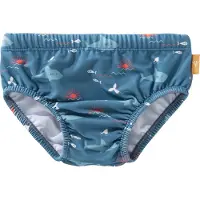 Fresk Luierbroek/ Zwembroek 74 - Ruimte voor Zwemluier - Sneldrogende Zwemkleding - UV-bescherming UPF 50 - Zwemshort Jongens - Blauw - Shark