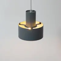 Sigma Hanglamp Rif S, dimbaar, zwart, Woon-/ Eetkamer, metaal, Modern, hanglamp