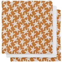 Swim Essentials - washandje - Oranje - Zeesterrenprint