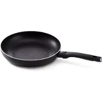 Kitchen Fun KitchenFun Salsa Non-Stick Koekenpan Ø 18cm – Incl. warmte indicator - Inductie geschikt- lichtgewicht Aluminium- Dubbele Anti-aanbaklaag – Hitte werende soft touch greep - Ergonomisch – Zwart