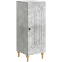 vidaXL Dressoir Betongrijs 33 x 34,5 x 90 cm Bewerkt hout