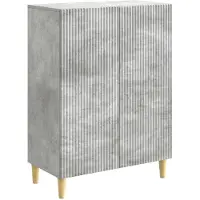 vidaXL Dressoir Betongrijs 66 x 34,5 x 90 cm Bewerkt hout