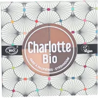 Charlotte Bio Palette met 4 organische oogschaduwpaletten - Nude Brown 4x1,4 g Stiften