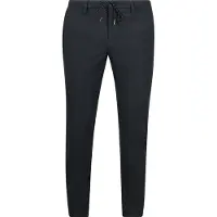 Alberto Slim Fit Broek donkerblauw, Effen