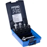 PFERD TOOLS SET UGT HSS DIN 335 C90° 5TLG 25202191 Kegelverzinkboorset 6.3 mm, 10.4 mm, 16.5 mm, 20.5 mm, 25 mm HSS Cilinderschacht 1 set(s)