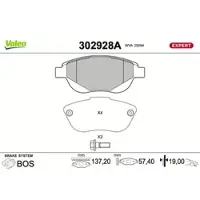 Valeo 302928A Remblokken