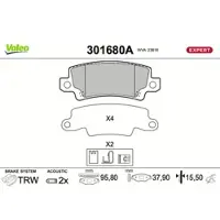 Valeo 301680A Remblokken