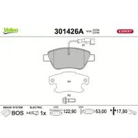 Valeo 301426A Remblokken