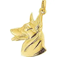 Trendjuwelier huiscollectie 4009325 Gouden bedel Herdershond