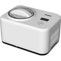 Heinner HICM-150WHYG, ijsmachine met compressor, 1,5 liter, 1 kom, wit, LED, knoppen