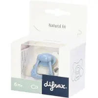 Difrax Fopspeen Natural 6m+ Little Grey Elephant 1 St Fopspeen