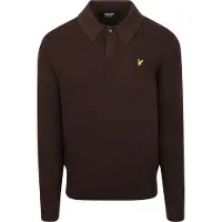 Lyle & Scott ye & Scott ongseeve Pooshirt amswo Bruin