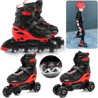 Sarcia.eu Spider-Man Soft Boot 3-in-1 Rollen voor Kinderen, Verstelbaar, LED - Klassiek, Trainings, Roller Skates