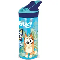 Stor Bluey & Bingo Tritan Bidon 620ml - School & Bike, BPA-vrij