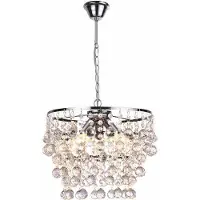 REALITY IMPORT Hanglamp London, kristal, chroom, 3xE14x40W, kristal, afmetingen: 97x34x34 cm, IP20, merk: Reality