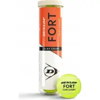 Dunlop - Fort Clay Court - 4Pet- Tennisballen- Yellow