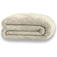 Y-NOT - Velvet Dekbed Zonder Overtrek 240x200 - Japandi - Zomerdekbed - Zacht & Wasbaar - Pearl White