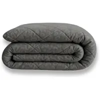 Y-NOT - Velvet Dekbed Zonder Overtrek 240x200 - Panther Skin - Zomerdekbed - Zacht & Wasbaar - Antraciet
