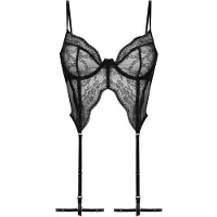 Hunkemoller Korset 'Isabelle' zwart