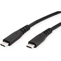 Roline USB4 Gen3x2 kabel, type C naar C, ST/ST, 8K UHD-2, 80 Gbit/s, 240W, zwart, 0,5 meter