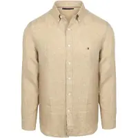 Tommy Hilfiger poloshirt creme wijde fit katoen