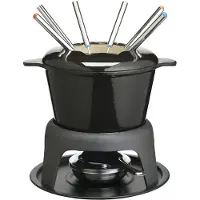 DNA Fondueset - Fondue - Fondue Netjes - Zwart - 18cm x 18cm x 21cm