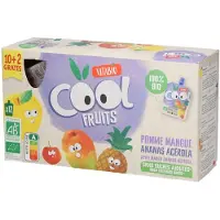 Vitabiosa Cool Fruits Appel - Mango - Ananas Bio 12x90 g Voeding